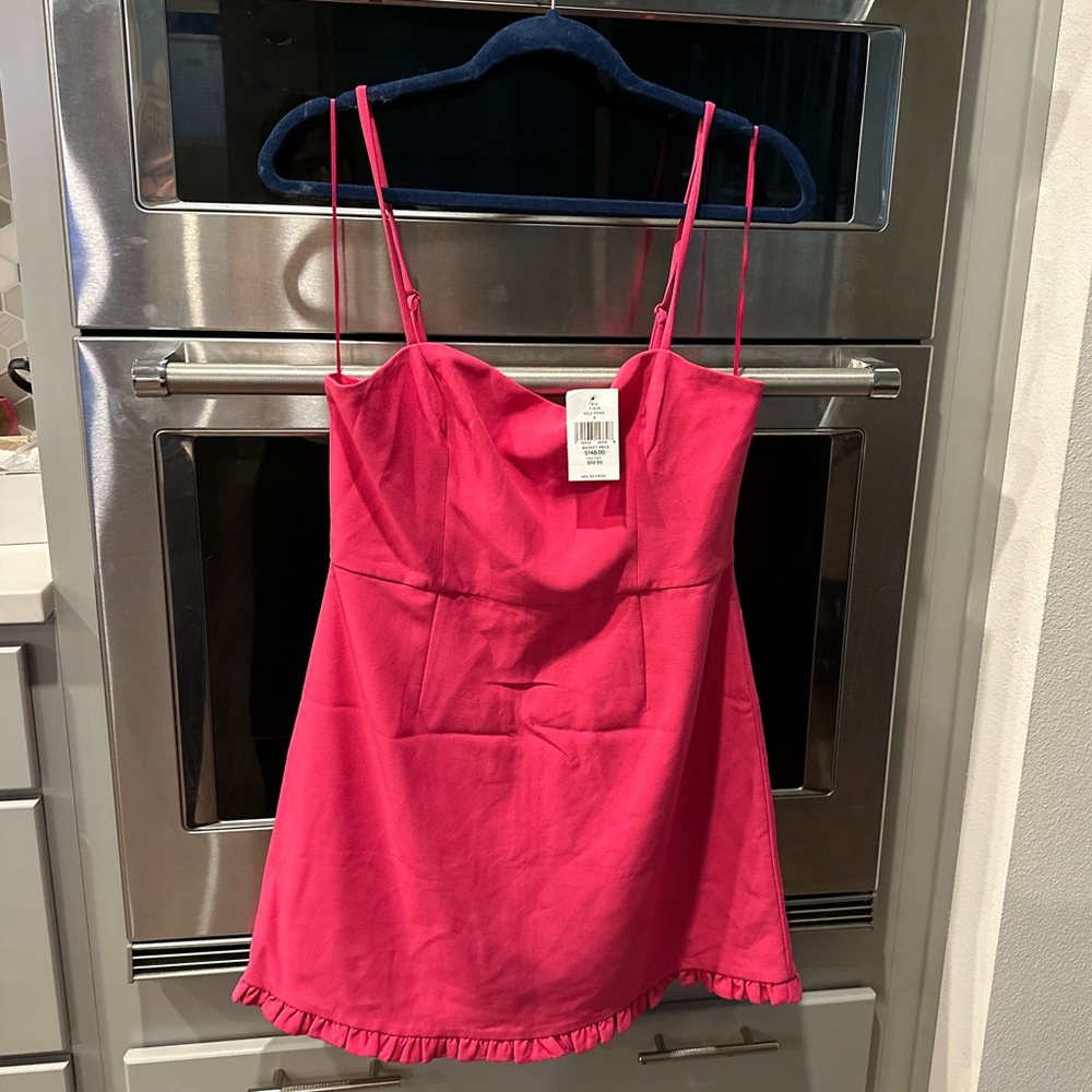 French Connection pink mini dress